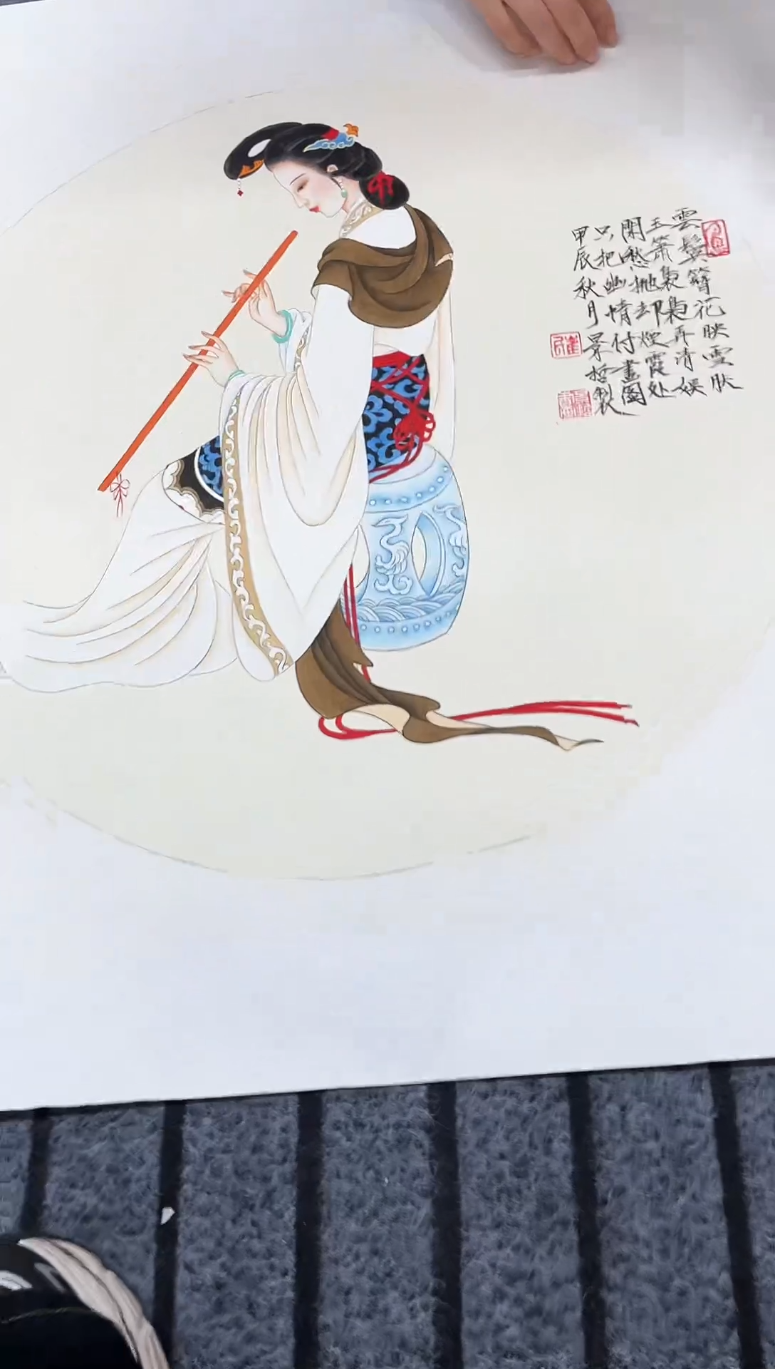 精品国画人物作品