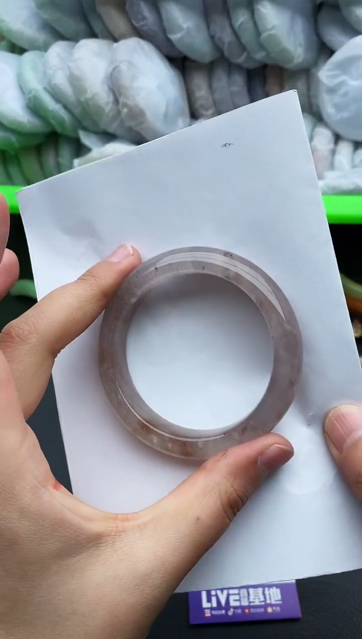 未镶嵌手镯石英质玉454+52.1