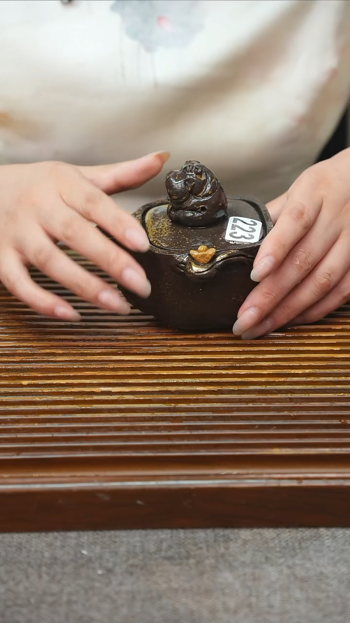 万古烧粗陶手工茶具