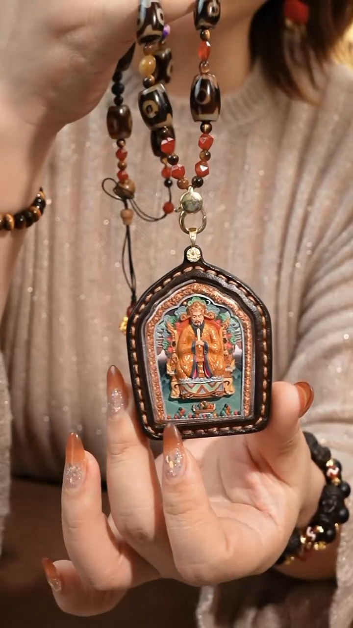 非金属珐琅五爷财财擦擦