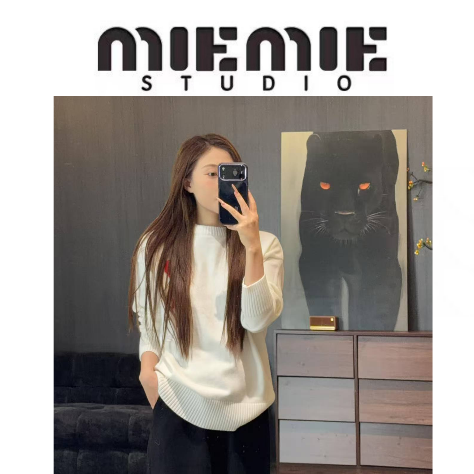 【A妹】就是那个白红配色毛衣