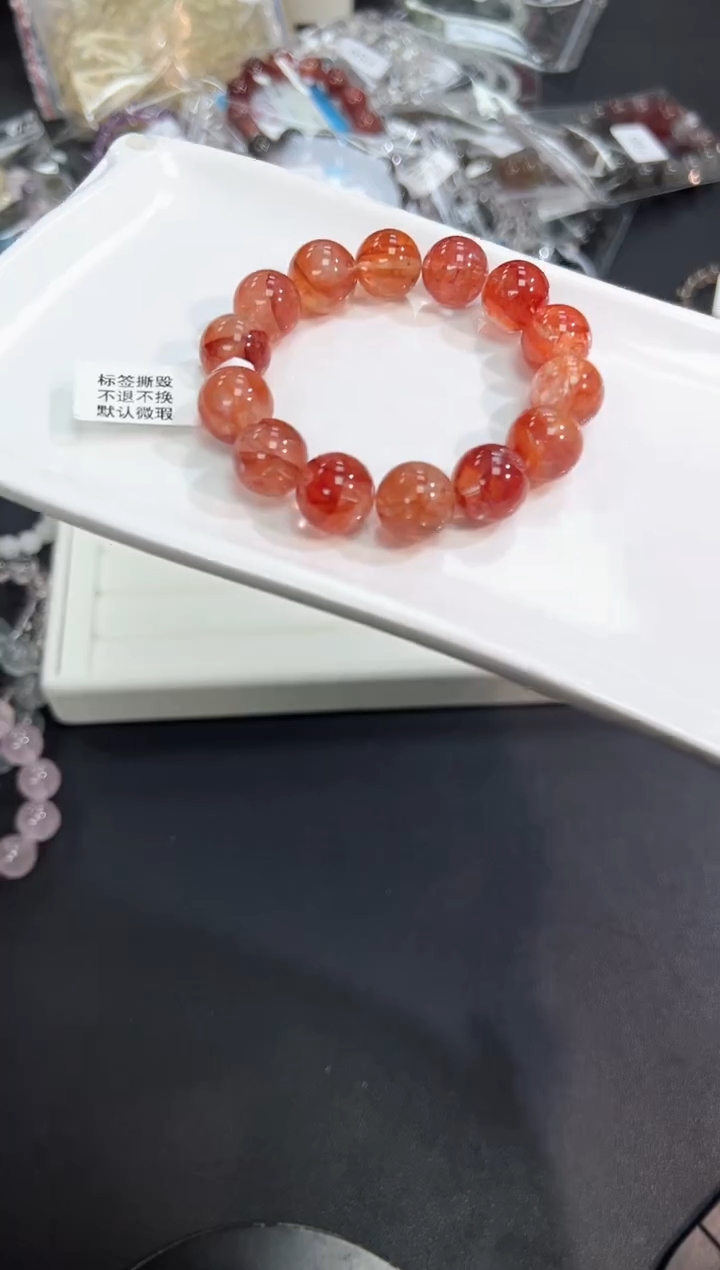 【闪购商品】水晶手串未镶嵌68f多样性发其一/1条默认微瑕