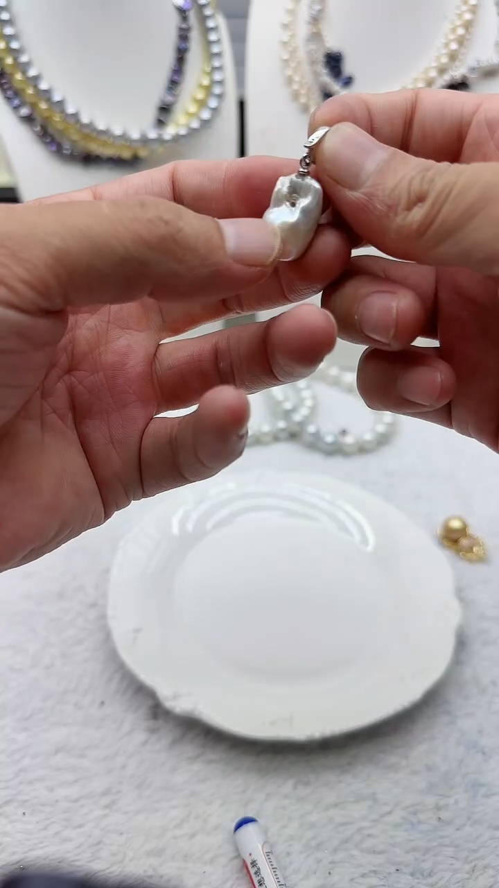 淡水珍珠未镶嵌套链34