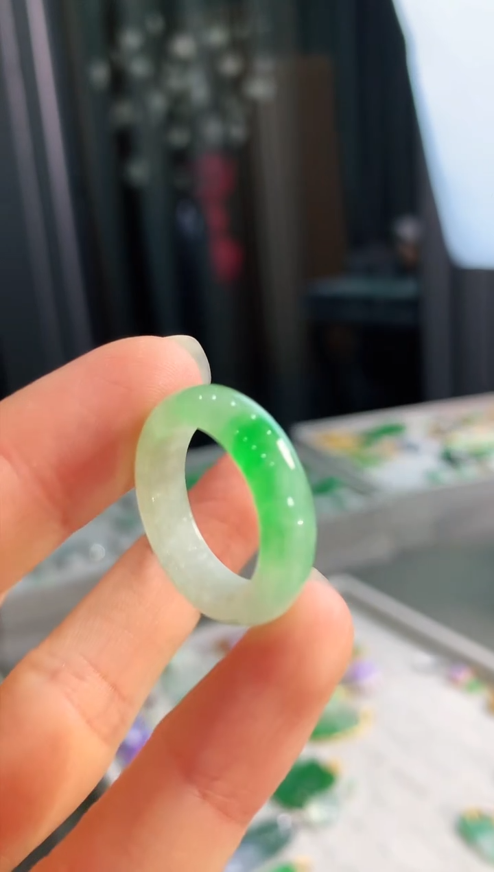【闪购商品】翡翠戒指未镶嵌戒指14.5