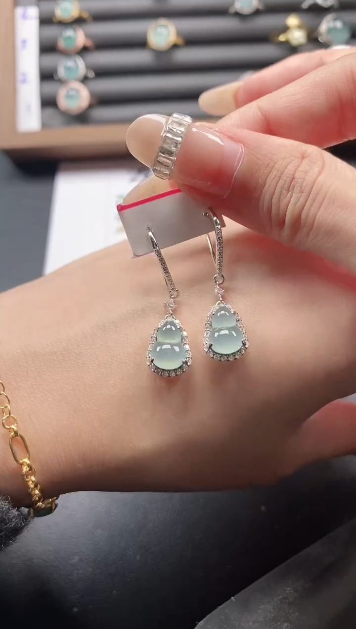 银S925镶嵌戒指翡翠51151