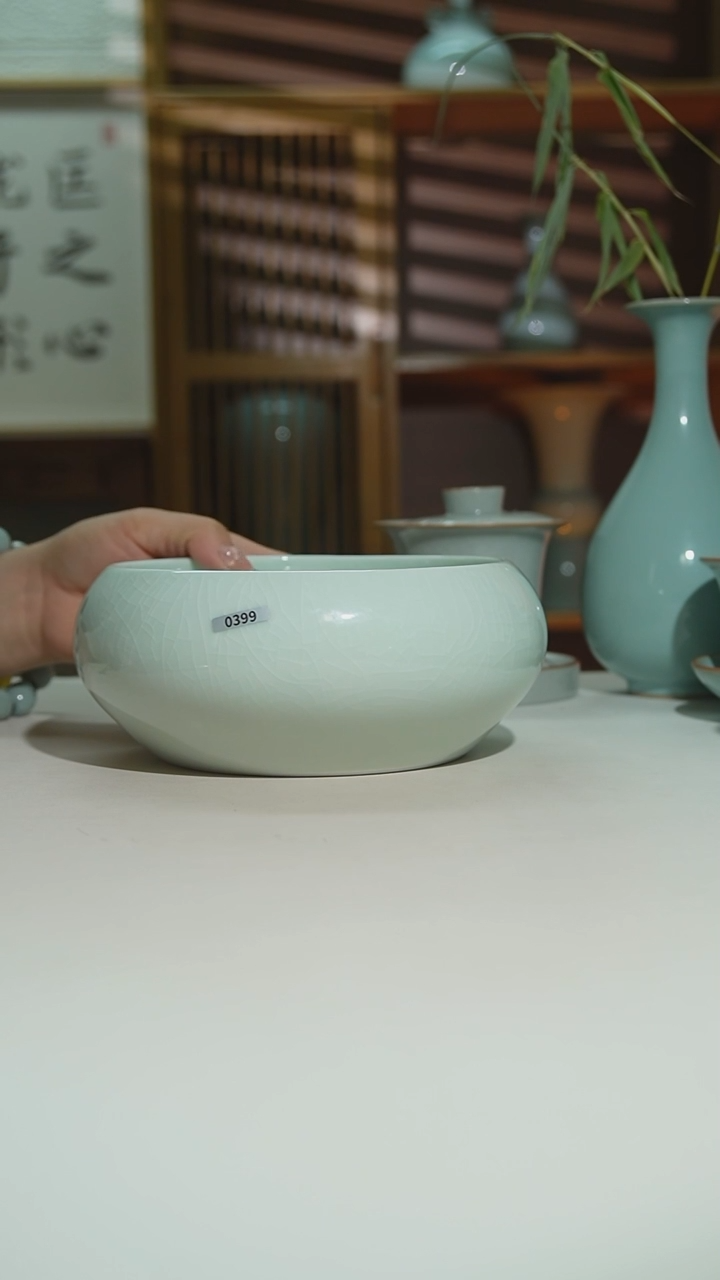 杯珑匞玉清 茶洗二级