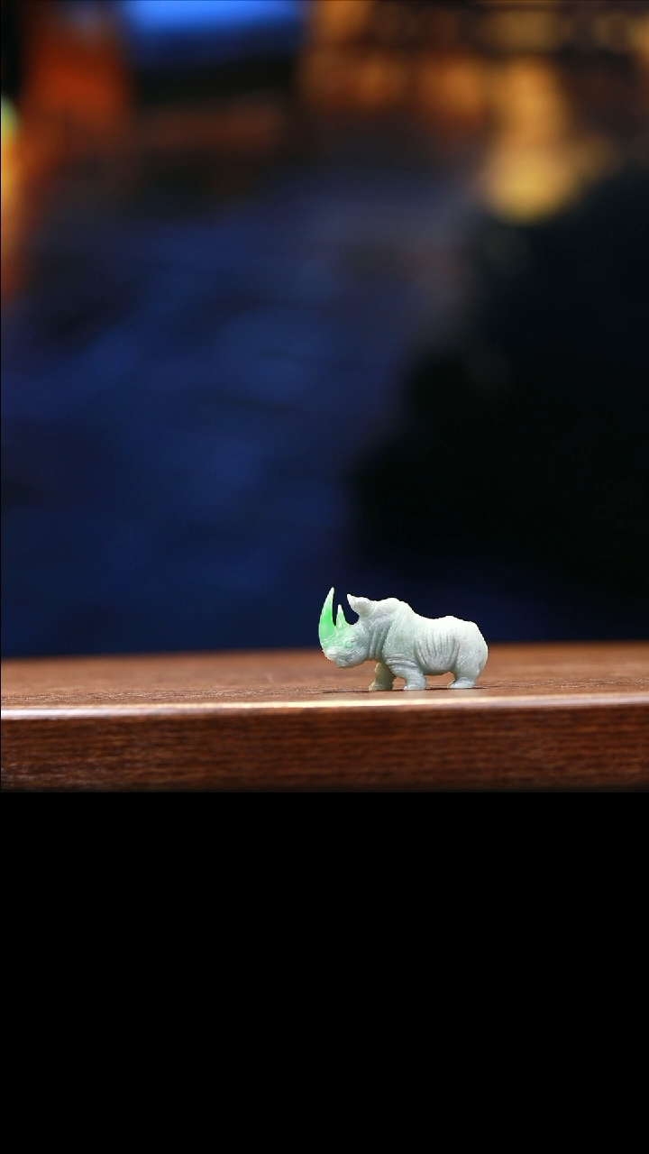 【闪购商品】翡翠摆件未镶嵌犀牛