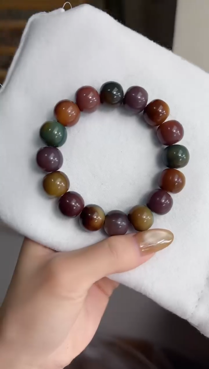 手串菩提根/象牙果i15紫美人干磨苹果12*14mm手串