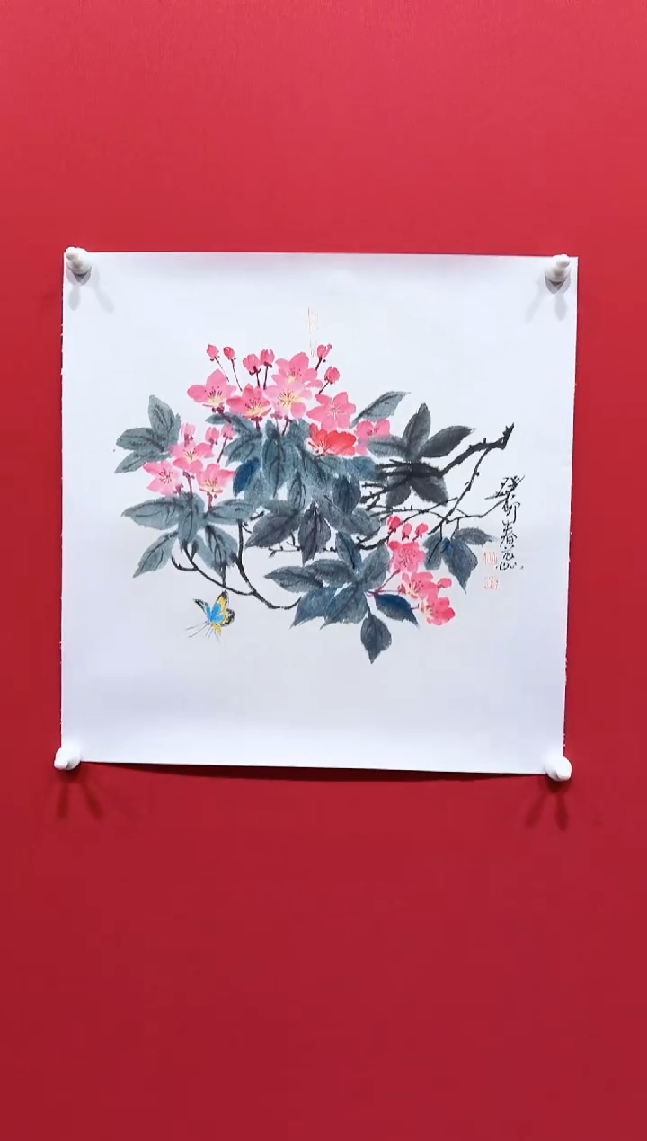 【闪购商品】国画周春蕊34*34...........