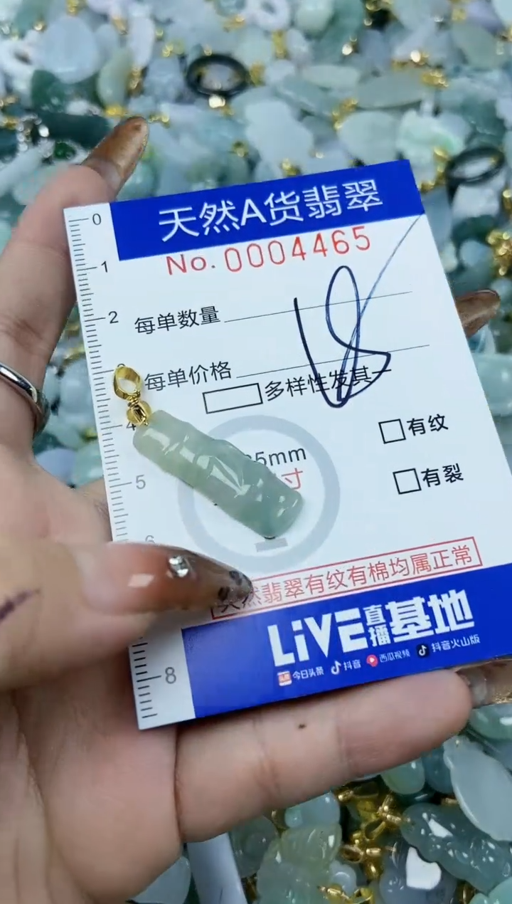 【闪购商品】翡翠颈饰未镶嵌天然A货翡翠