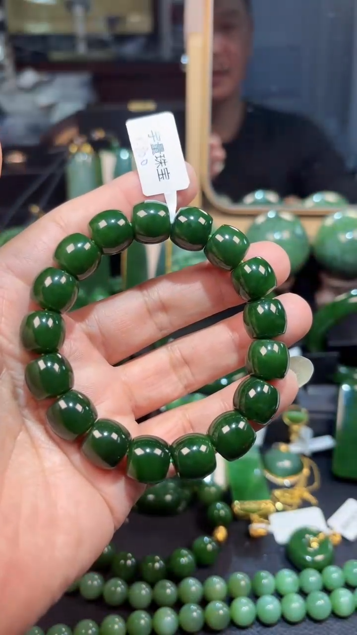 【闪购商品】和田玉（碧玉）手串未镶嵌1