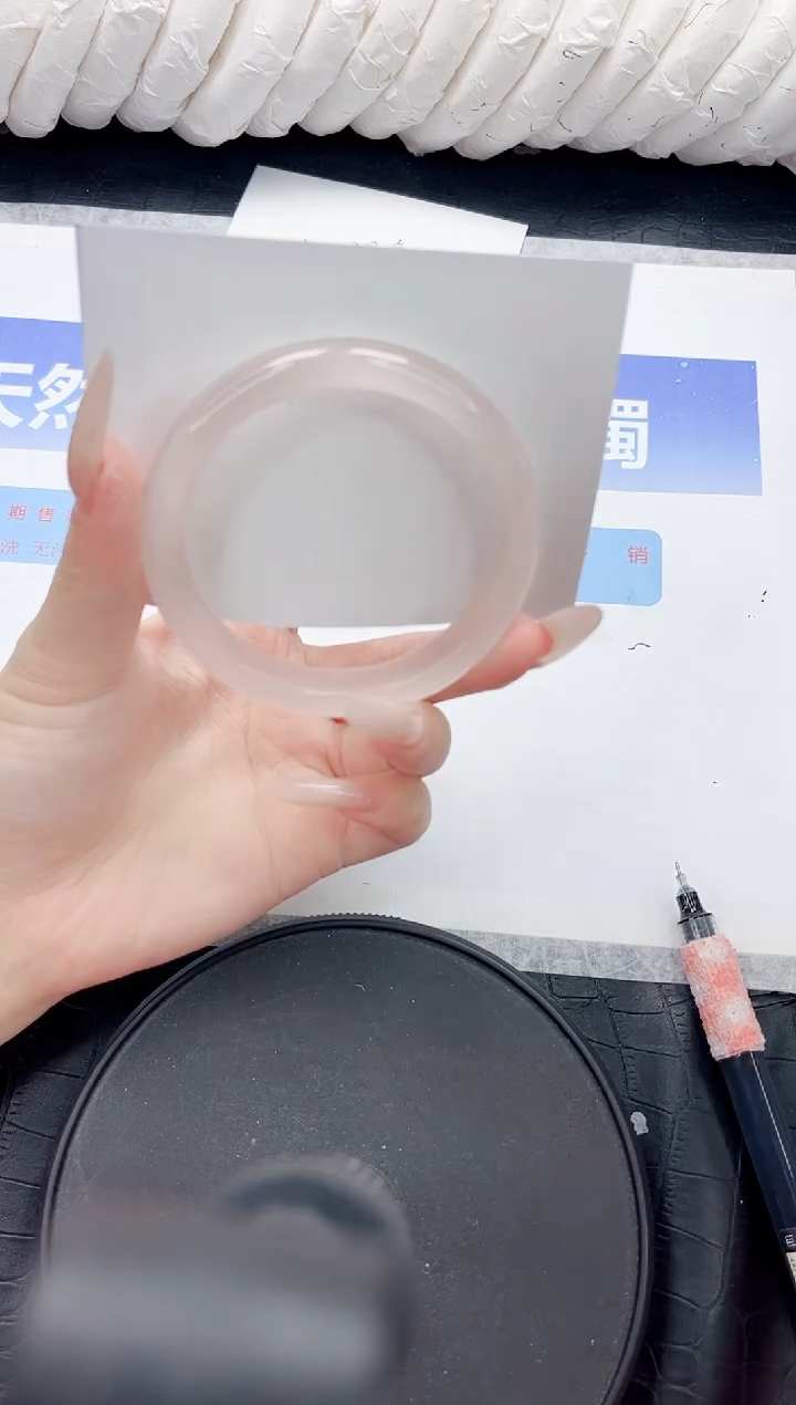 未镶嵌手镯石英质玉13-54