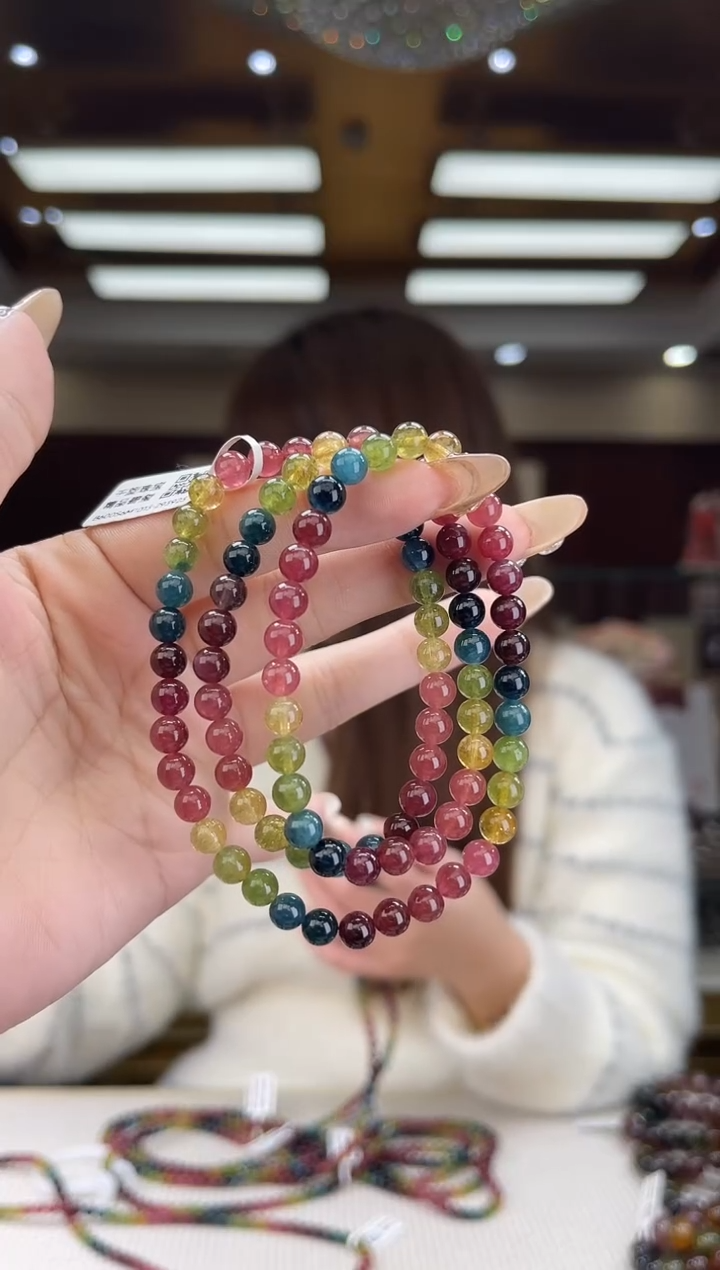 【闪购商品】碧玺/未镶嵌6mm+碧玺多圈30多样性发货