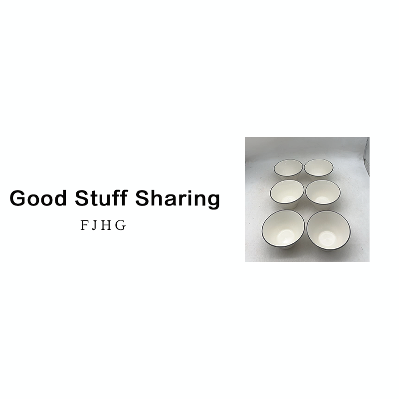 8739 斗笠米饭碗6个（口径12，高7）A52