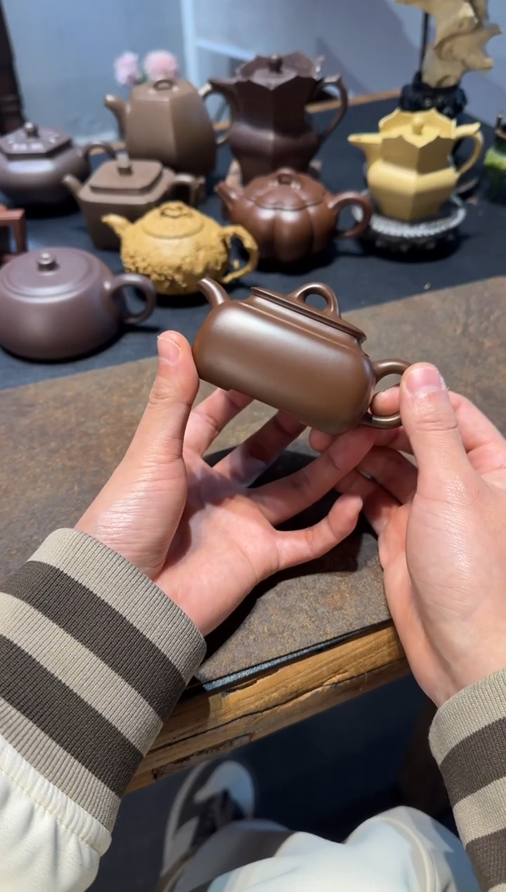 茶壶紫砂老*长四方 紫砂壶