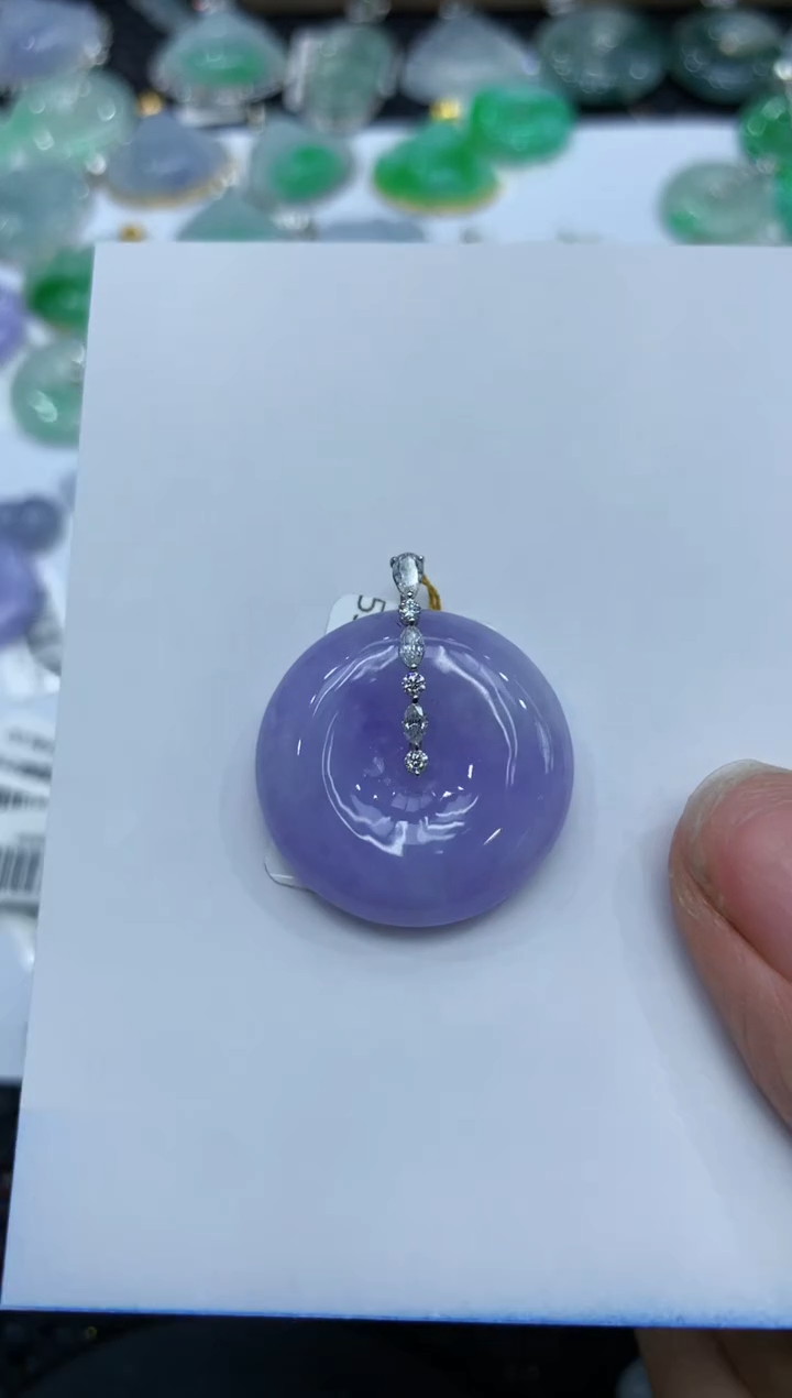 【闪购商品】翡翠颈饰18K金镶嵌11111111111