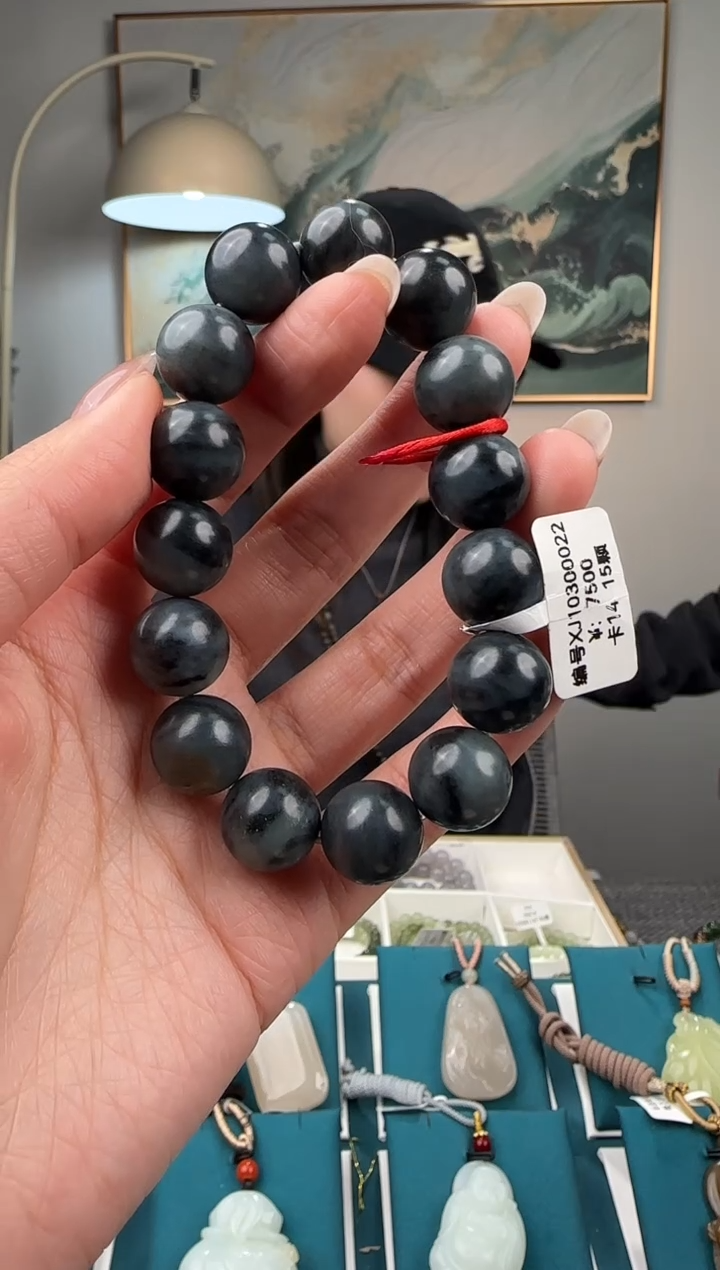 未镶嵌手串和田玉XJ 14