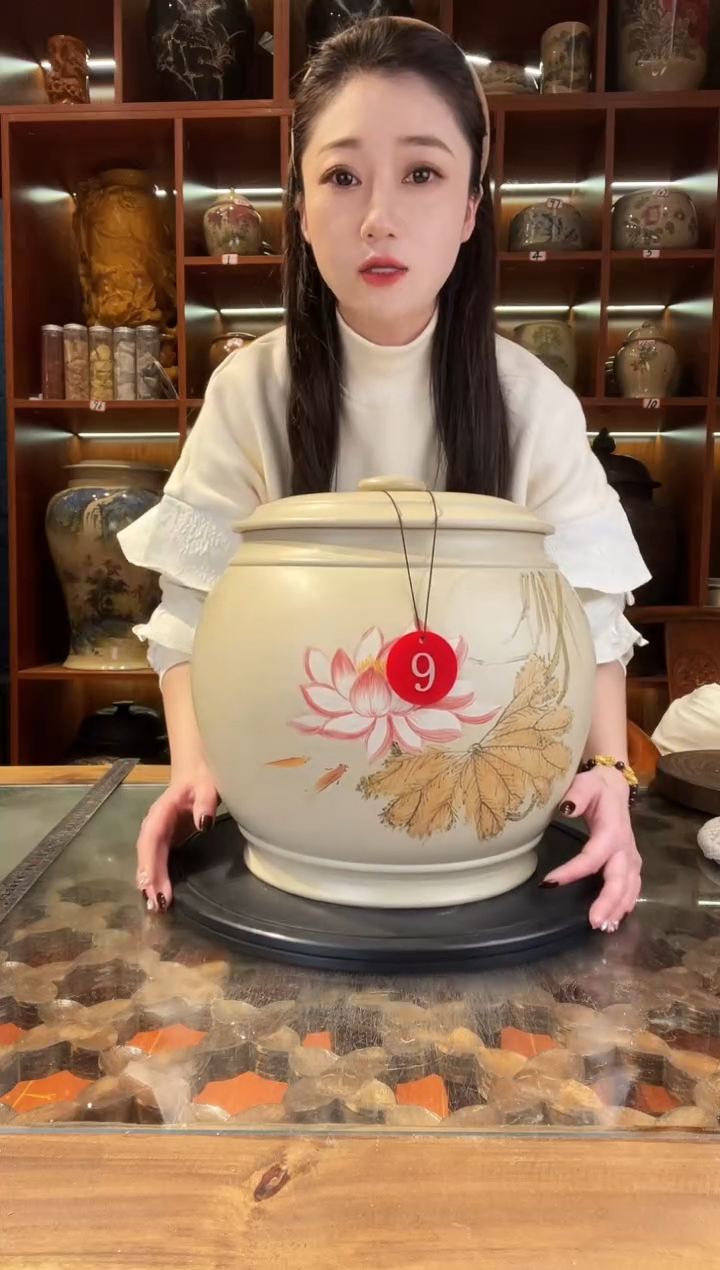 【闪购商品】缸云南建水紫陶白泥缸@9