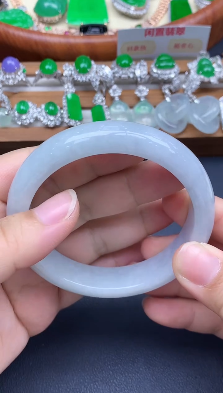 未镶嵌手镯翡翠305-中国好珍宝