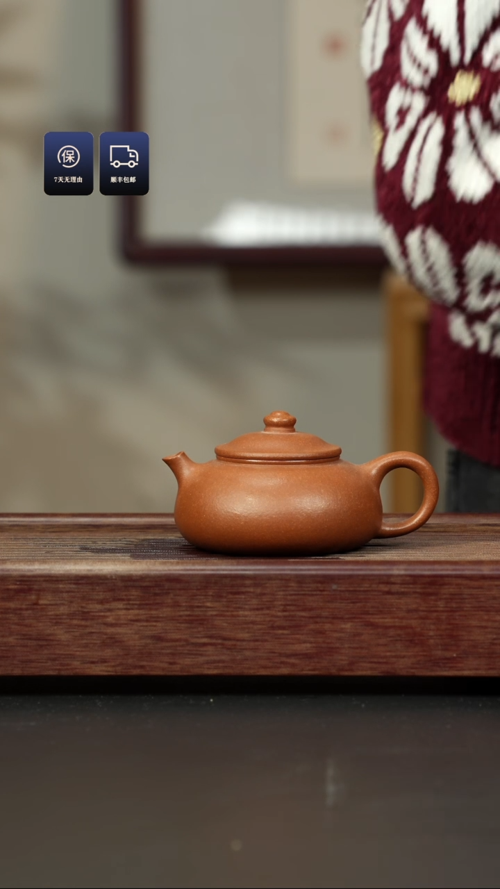 【闪购商品】紫砂茶壶五彩泥 寒江