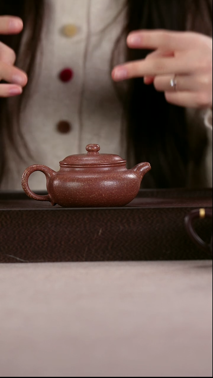 茶壶紫砂手磨粗砂老段泥精工仿古