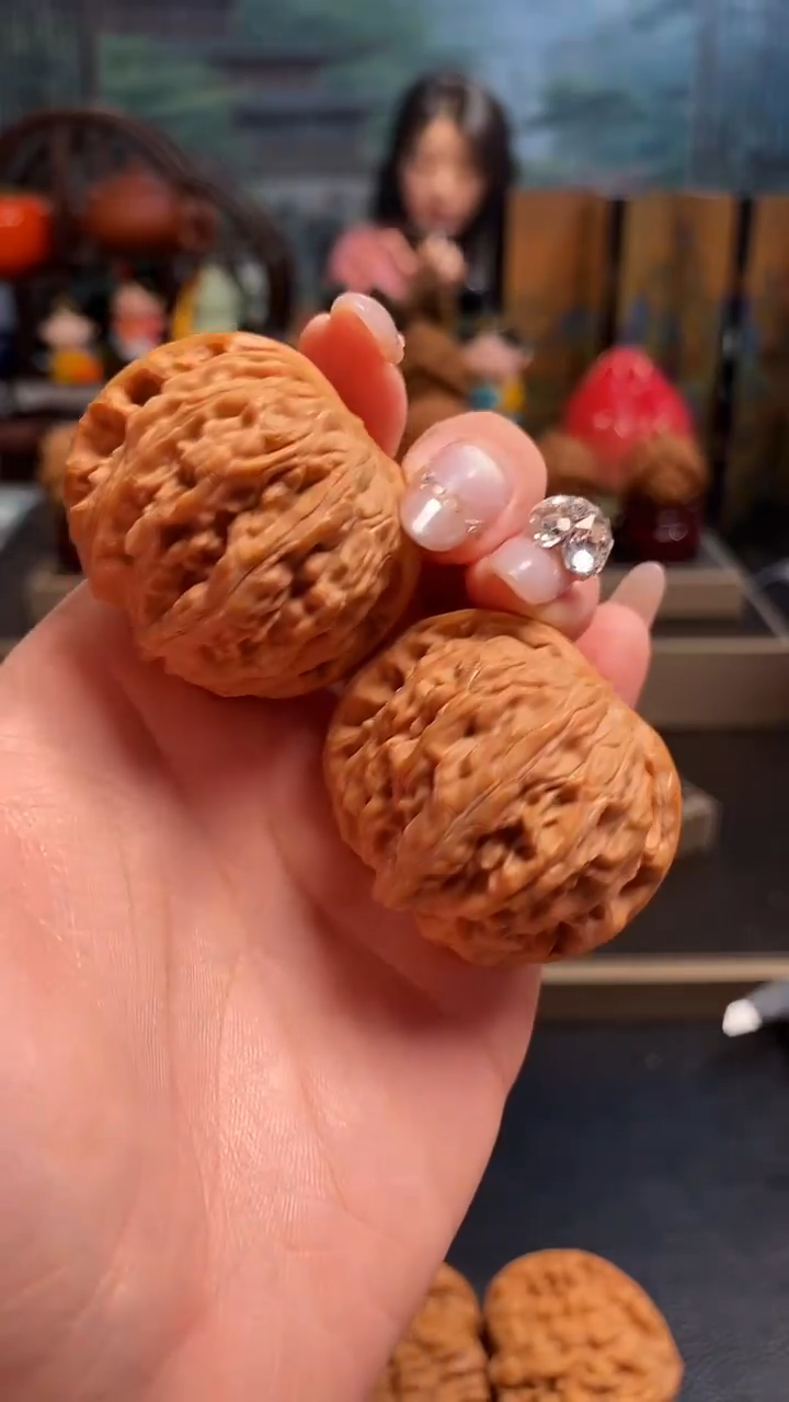 【闪购商品】文玩核桃吊坠F370磨盘41