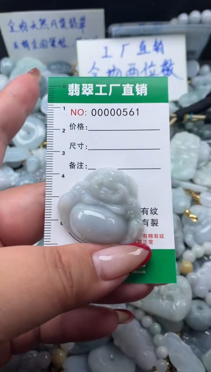 翡翠未镶嵌颈饰天然A货翡翠0561