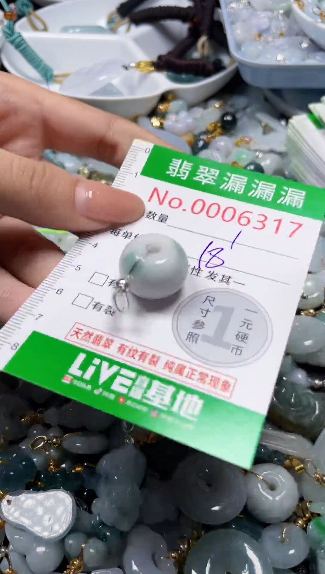 颈饰未镶嵌翡翠6317