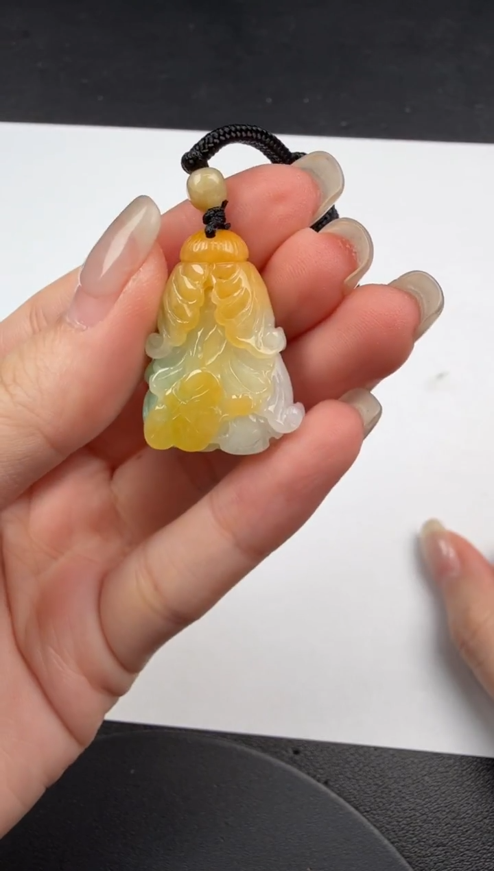 吊坠(不含链)未镶嵌翡翠翡翠饰品-63