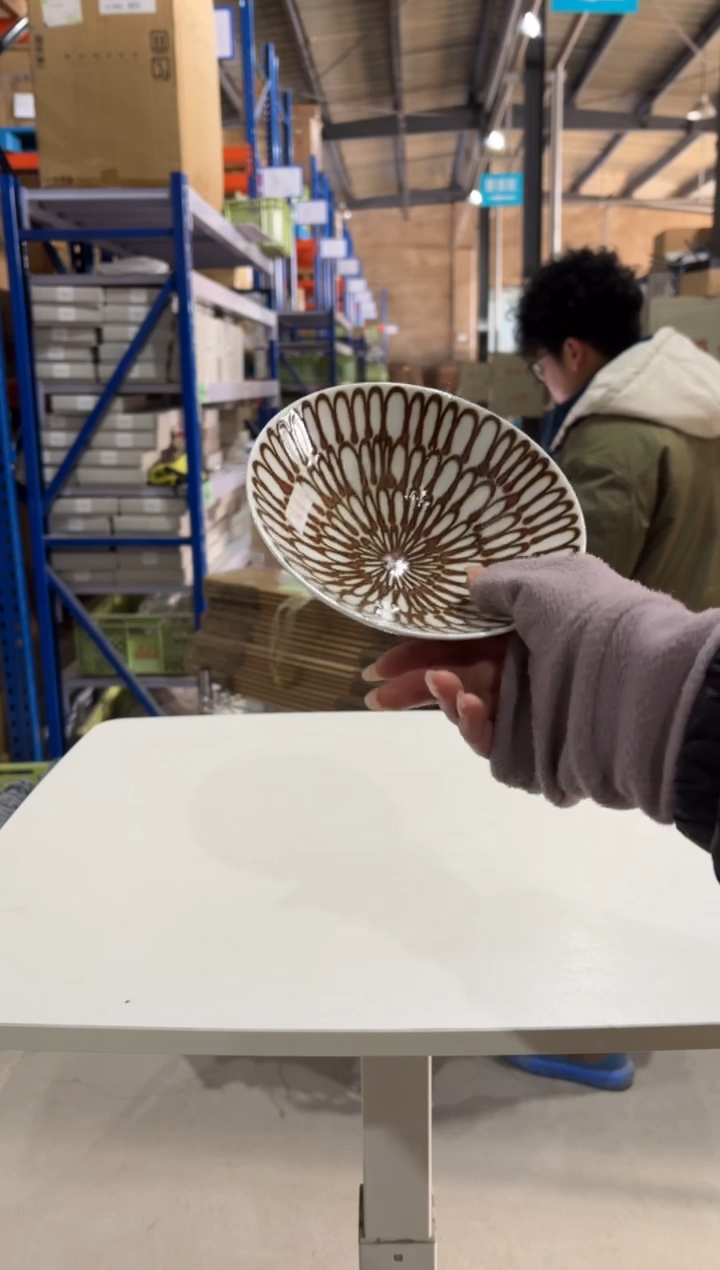 玻璃纸)平茶碗　Ｑ－５４)平茶碗　Ｑ－５４