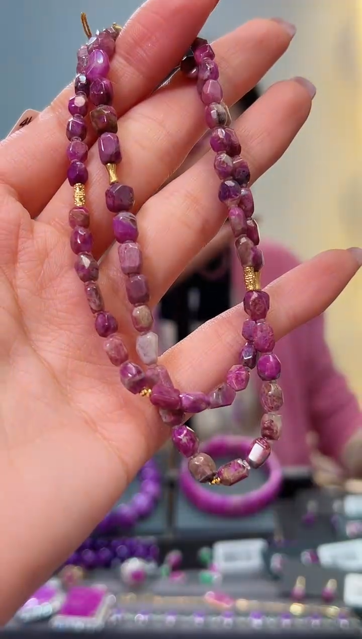 【闪购商品】苏纪石（舒俱来）项链18K金镶嵌1