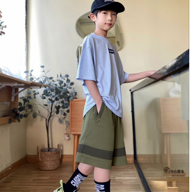 12333高端专享夏款牛仔短裤军绿色（斯)