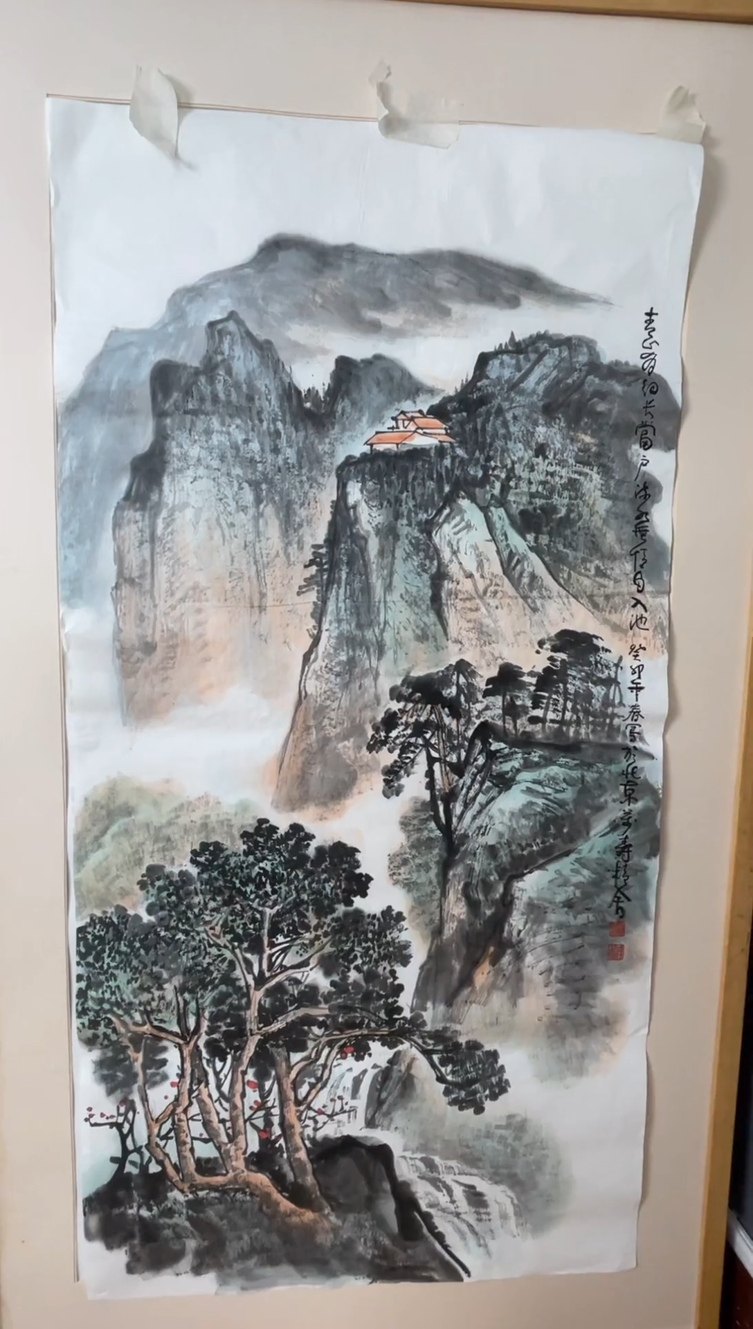 国画国画山水花鸟作品