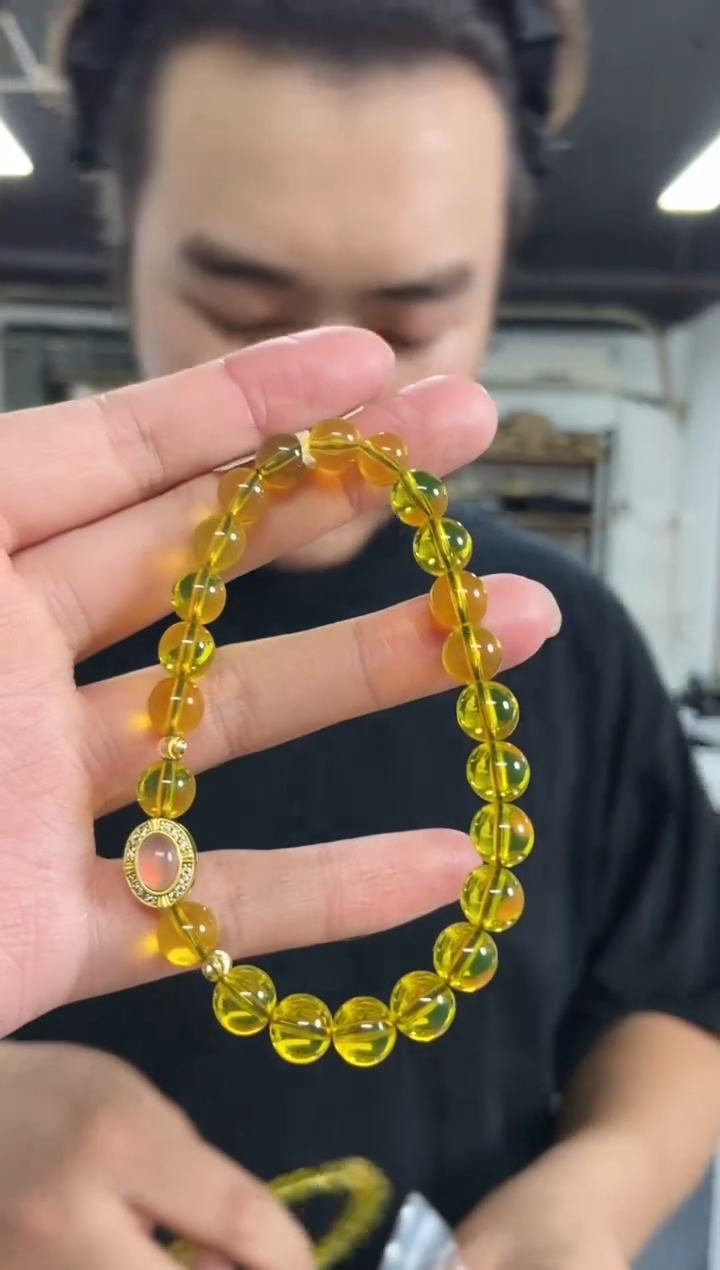 【闪购商品】蓝珀裸石未镶嵌多样性发其一颜色微差