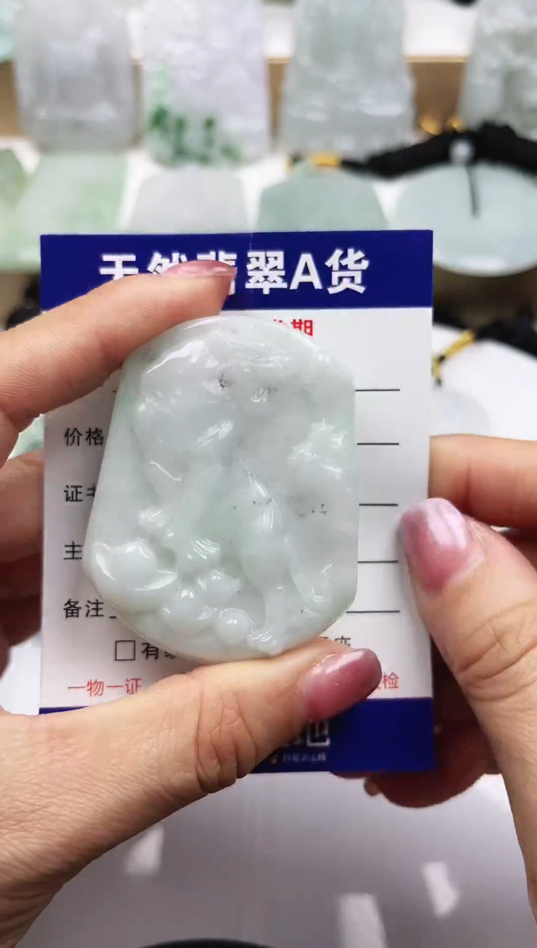 颈饰未镶嵌翡翠              