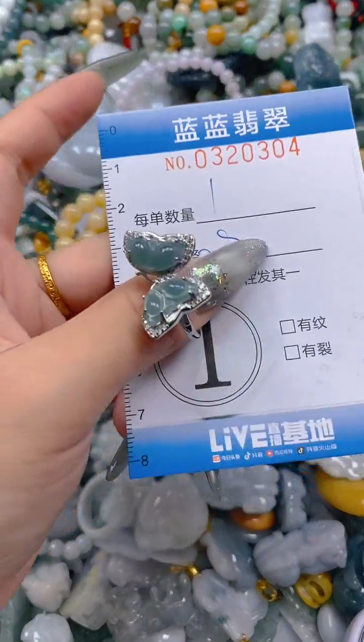 翡翠未镶嵌颈饰闪购0320304