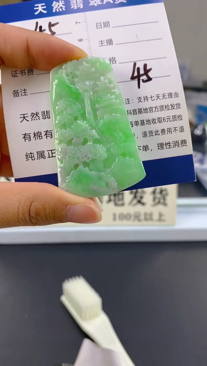 【闪购商品】翡翠颈饰未镶嵌天然A货翡翠