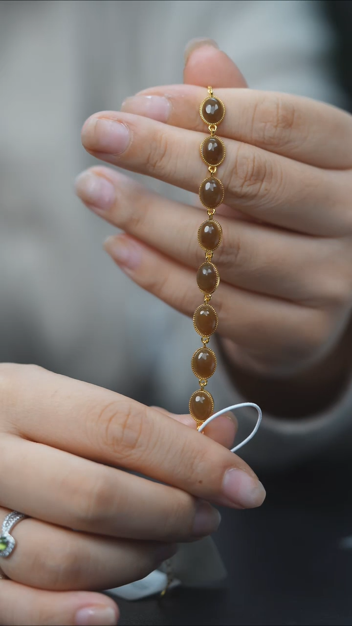 未镶嵌手链和田玉HD40035