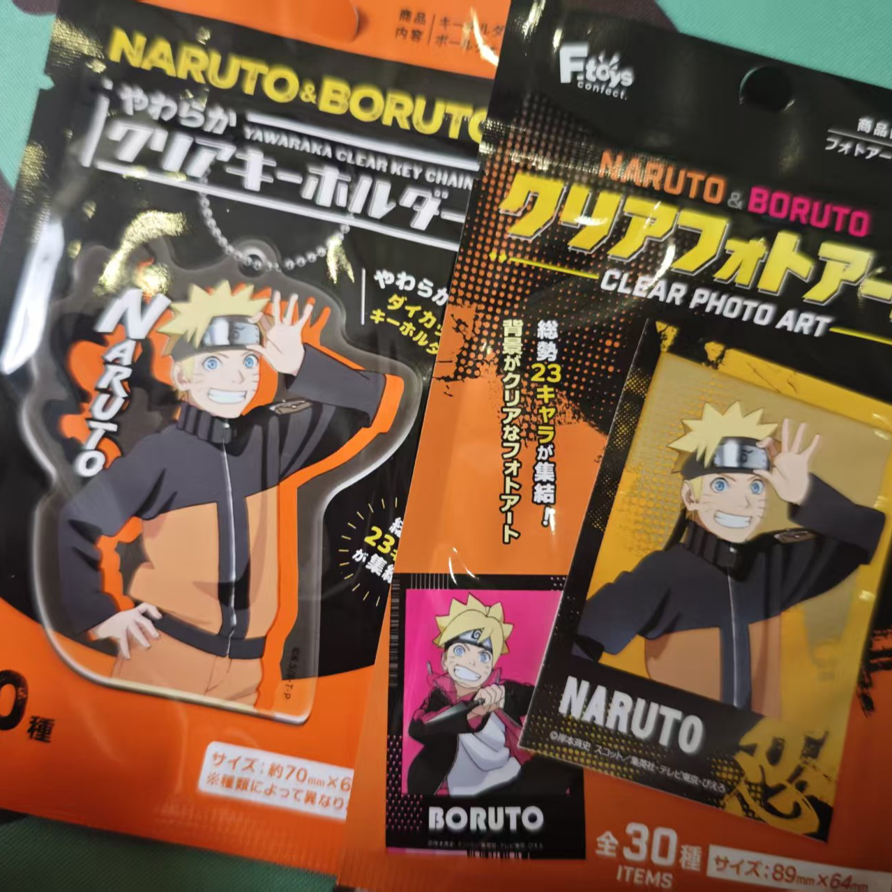 火影忍者百元店透卡挂件立牌【偏远不包邮拆开后不退换】默认待拆