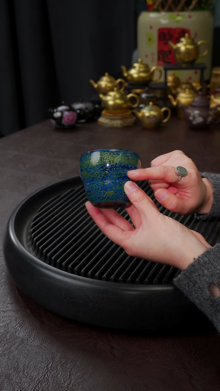 【闪购商品】杯【宜景窑大漆鎏金】杯子10