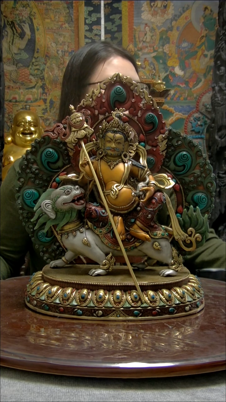 s**i造像铜像铜造像收藏财宝天王