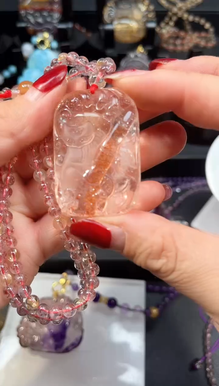 【闪购商品】水晶颈饰未镶嵌【百晶灵儿】天然定制款