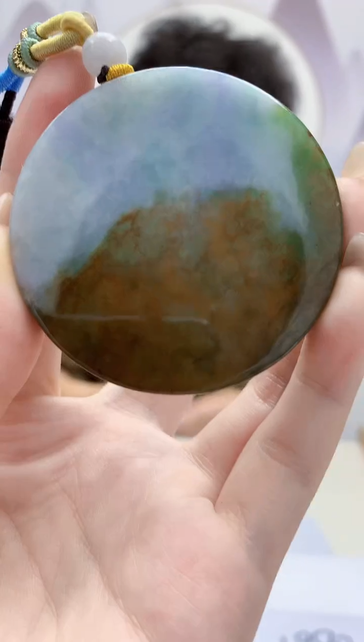 定制翡翠未镶嵌4688jw-毛货挂件84