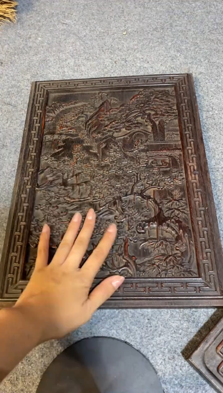 檀香紫檀（小叶紫檀）紫檀拆件雕刻板以直播间实物为准