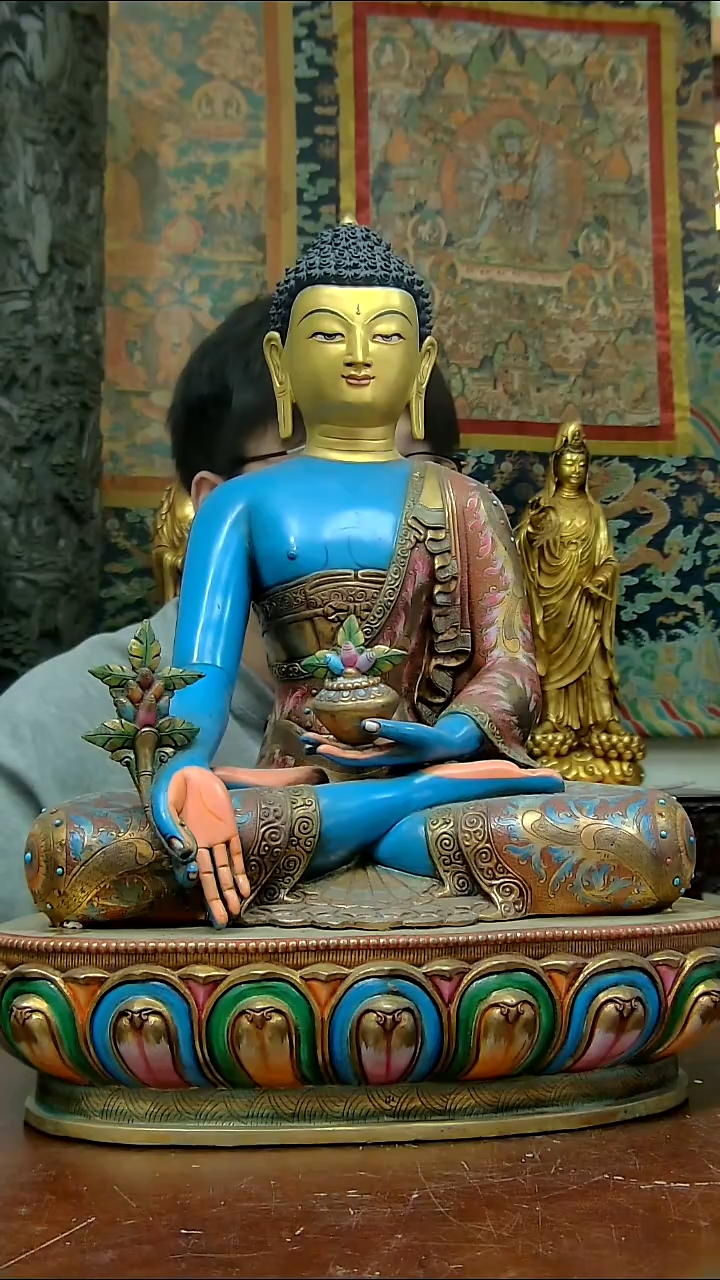 通***升铜像造像收藏铜像造像收藏药师