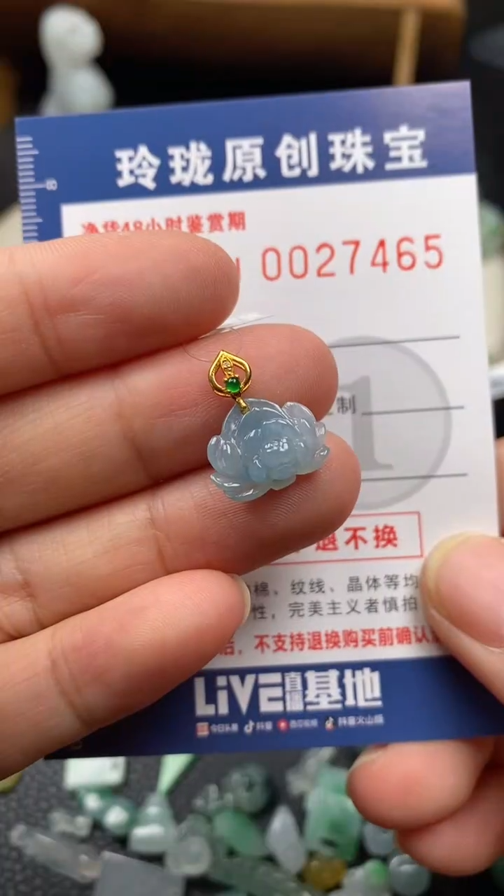 【闪购商品】翡翠颈饰未镶嵌翡翠净货27465