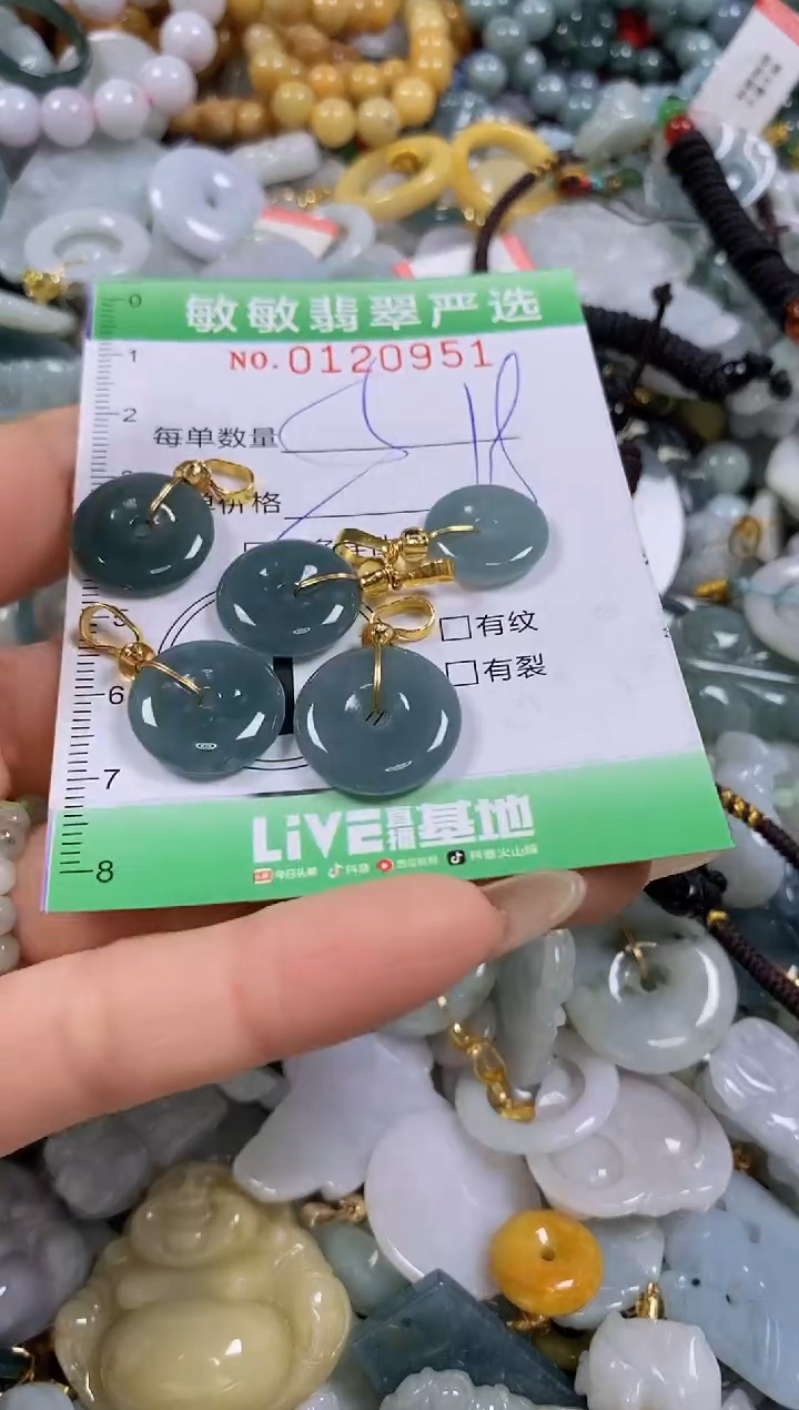 【闪购商品】翡翠颈饰未镶嵌闪购0120951多样性发其一