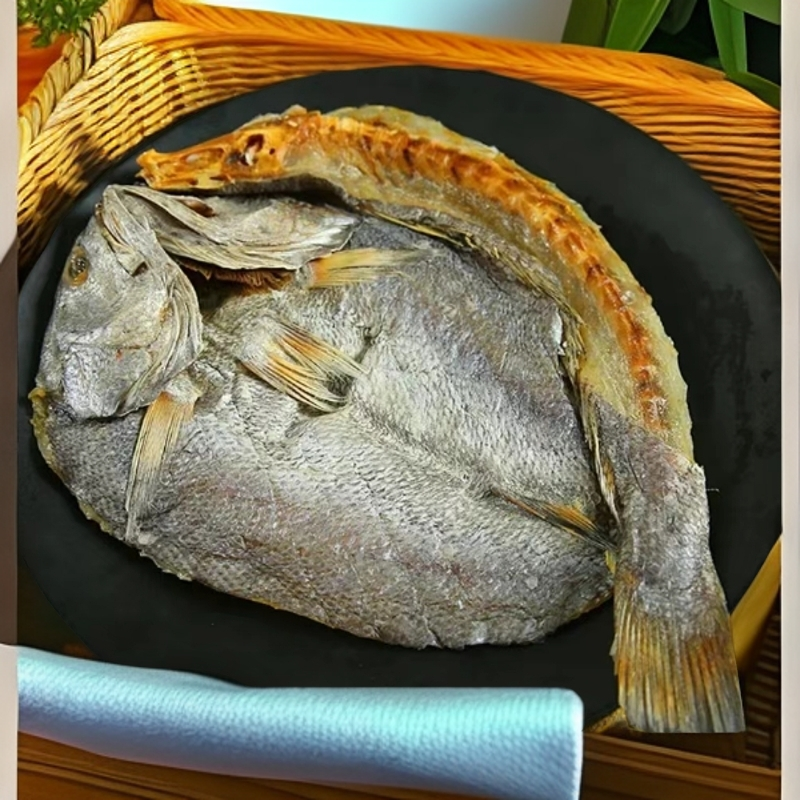 温州鮸鱼鲞咸白鲞新货鱼风干鱼鲞  咸鱼干 鮸鱼晒干下饭餐桌美食