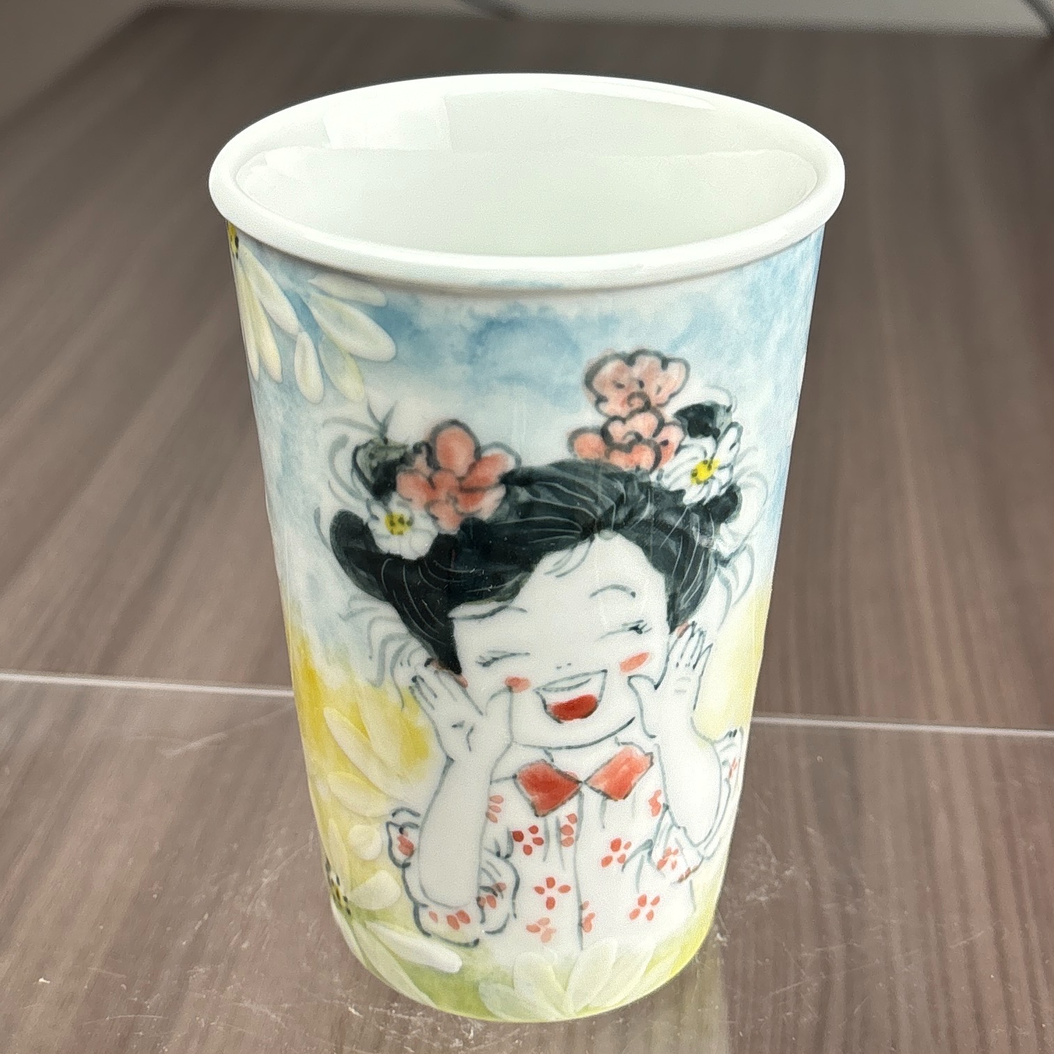 水杯纯手工手绘杯子景德镇陶瓷杯