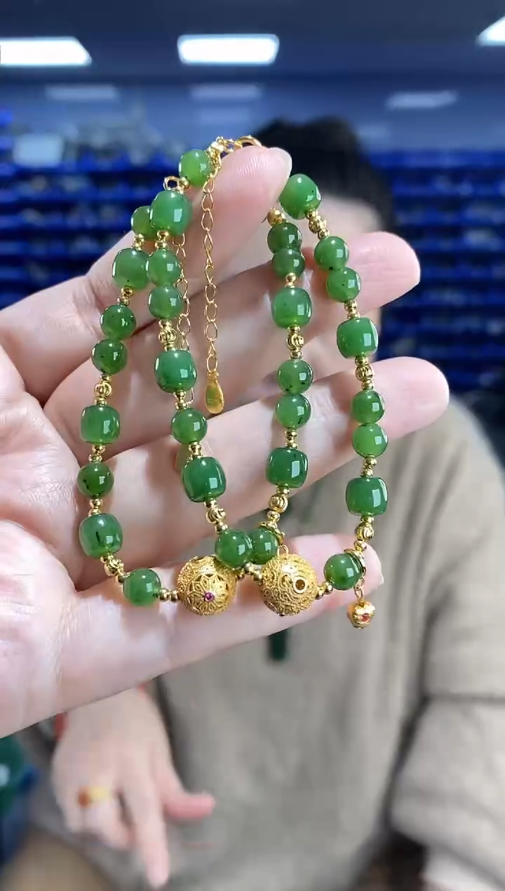 未镶嵌手链和田玉多样性发货发其一